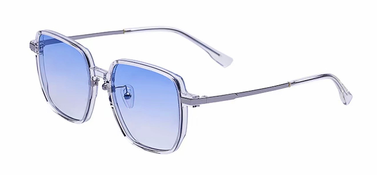 Chic Blue Light Filter Glasses with Soft Eyeshadow Tint -Aura