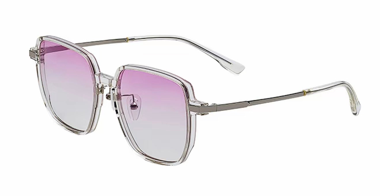 Chic Blue Light Filter Glasses with Soft Eyeshadow Tint -Aura